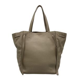 Celine Tote Bag Cabas Phantom Small With Tassel Gray Beige